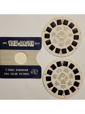 VINTAGE View Master Reels x 2 Maritime Provinces 1956
